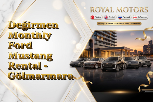 Değirmen Monthly Ford Mustang Rental - Gölmarmara