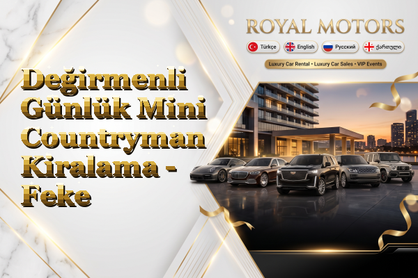 Değirmenli Günlük Mini Countryman Kiralama - Feke