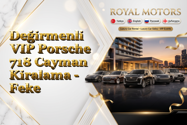 Değirmenli VIP Porsche 718 Cayman Kiralama - Feke