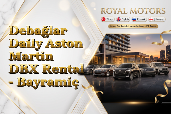 Debağlar Daily Aston Martin DBX Rental - Bayramiç