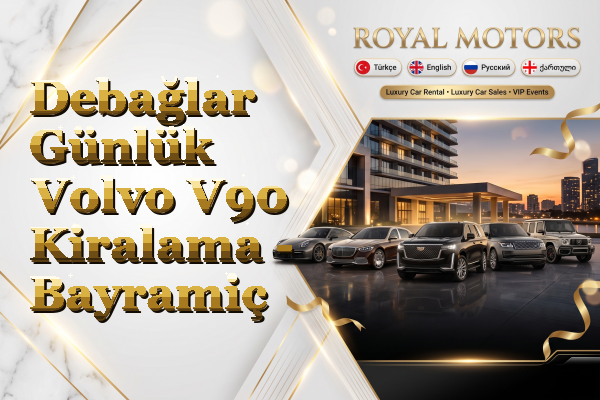 Debağlar Günlük Volvo V90 Kiralama - Bayramiç