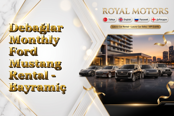 Debağlar Monthly Ford Mustang Rental - Bayramiç