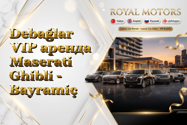 Debağlar VIP аренда Maserati Ghibli - Bayramiç