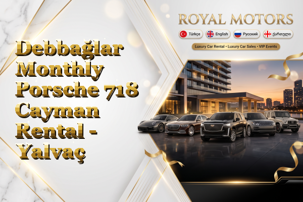 Debbağlar Monthly Porsche 718 Cayman Rental - Yalvaç