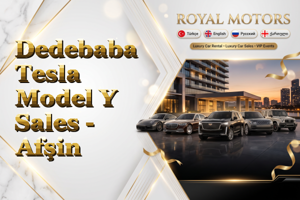 Dedebaba Tesla Model Y Sales - Afşin