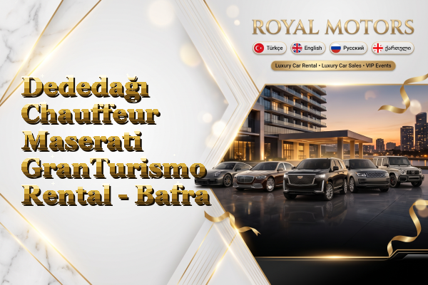 Dededağı Chauffeur Maserati GranTurismo Rental - Bafra