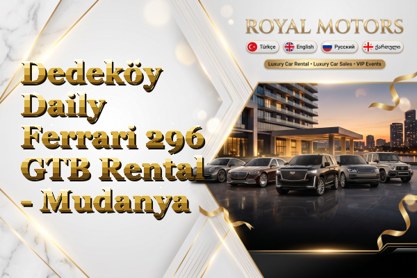 Dedeköy Daily Ferrari 296 GTB Rental - Mudanya