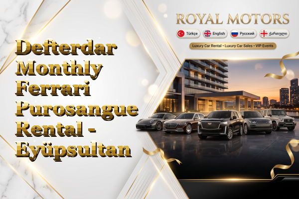 Defterdar Monthly Ferrari Purosangue Rental - Eyüpsultan