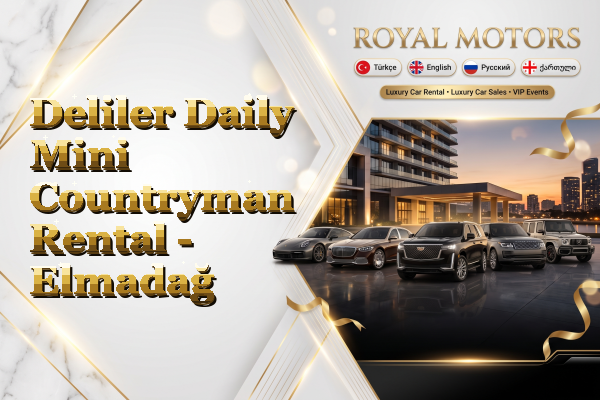 Deliler Daily Mini Countryman Rental - Elmadağ
