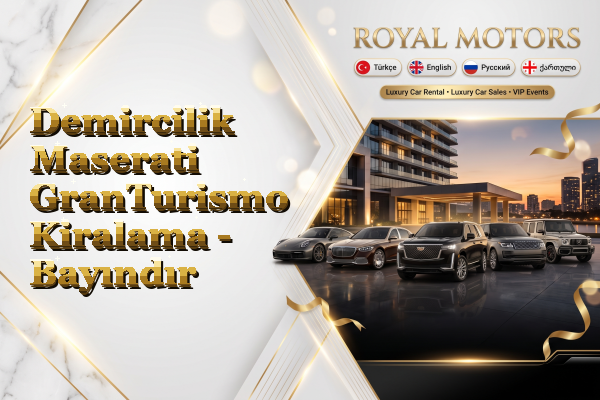 Demircilik Maserati GranTurismo Kiralama - Bayındır