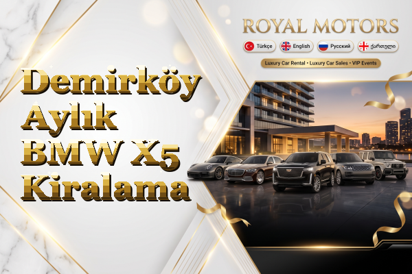 Demirköy Aylık BMW X5 Kiralama