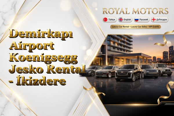 Demirkapı Airport Koenigsegg Jesko Rental - İkizdere