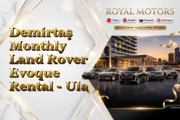 Demirtaş Monthly Land Rover Evoque Rental - Ula