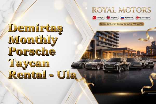 Demirtaş Monthly Porsche Taycan Rental - Ula