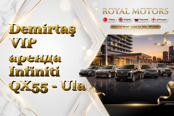 Demirtaş VIP аренда Infiniti QX55 - Ula