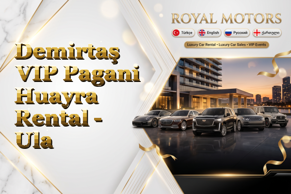 Demirtaş VIP Pagani Huayra Rental - Ula