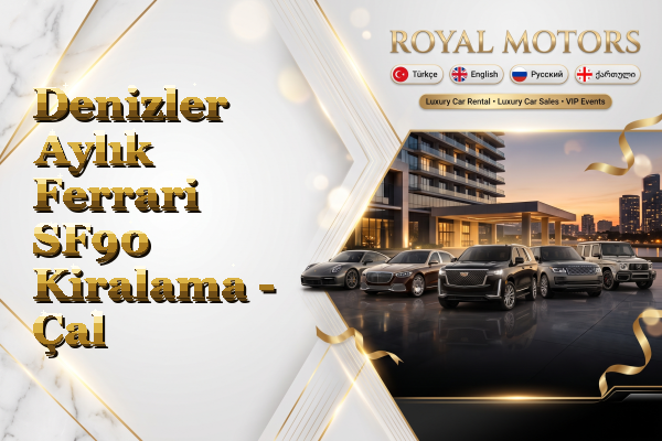 Denizler Aylık Ferrari SF90 Kiralama - Çal