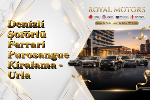 Denizli Şoförlü Ferrari Purosangue Kiralama - Urla