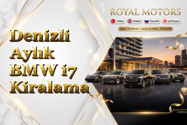 Denizli Aylık BMW i7 Kiralama