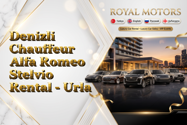 Denizli Chauffeur Alfa Romeo Stelvio Rental - Urla