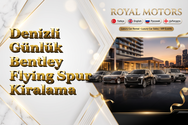 Denizli Günlük Bentley Flying Spur Kiralama