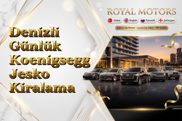 Denizli Günlük Koenigsegg Jesko Kiralama