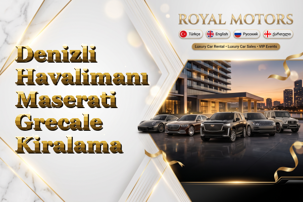 Denizli Havalimanı Maserati Grecale Kiralama