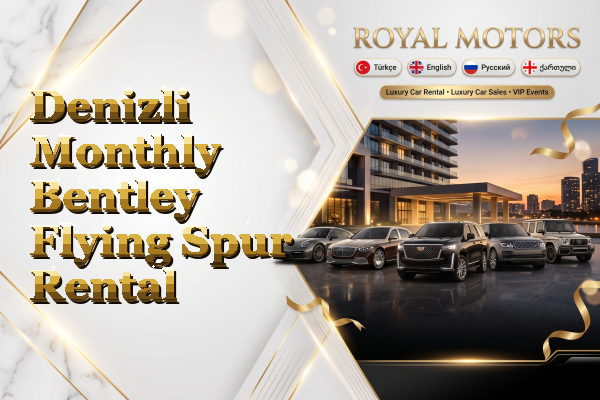 Denizli Monthly Bentley Flying Spur Rental