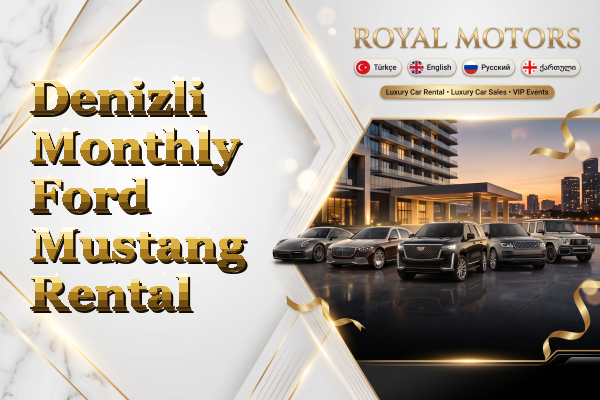 Denizli Monthly Ford Mustang Rental