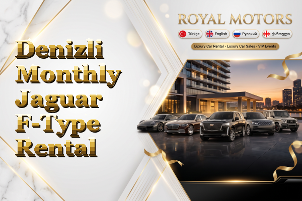 Denizli Monthly Jaguar F-Type Rental