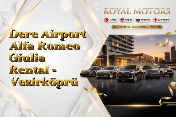 Dere Airport Alfa Romeo Giulia Rental - Vezirköprü