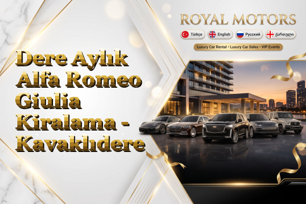 Dere Aylık Alfa Romeo Giulia Kiralama - Kavaklıdere