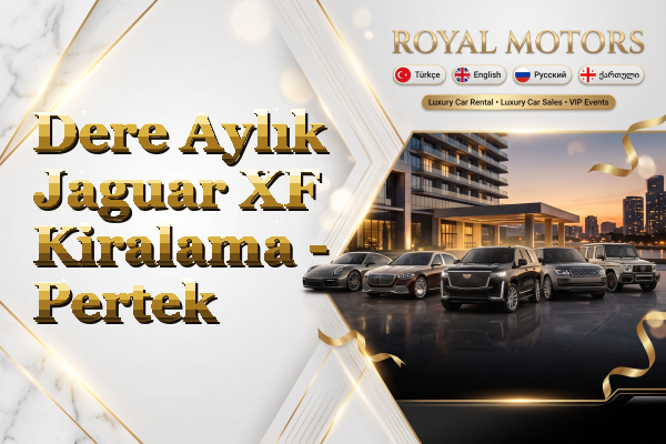 Dere Aylık Jaguar XF Kiralama - Pertek