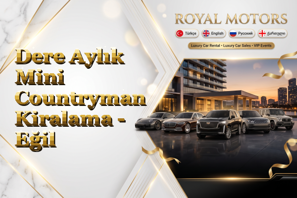 Dere Aylık Mini Countryman Kiralama - Eğil