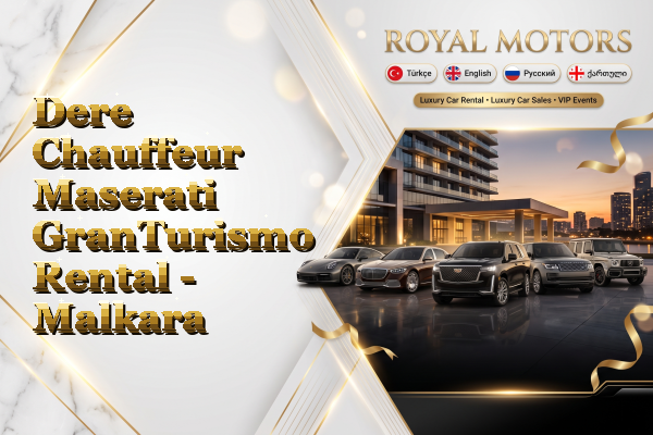 Dere Chauffeur Maserati GranTurismo Rental - Malkara