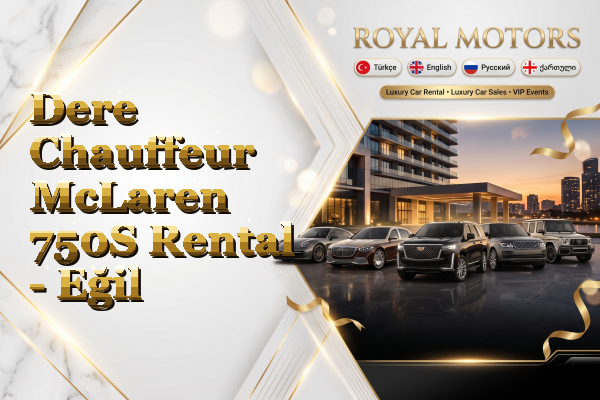 Dere Chauffeur McLaren 750S Rental - Eğil