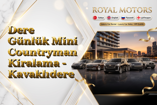 Dere Günlük Mini Countryman Kiralama - Kavaklıdere