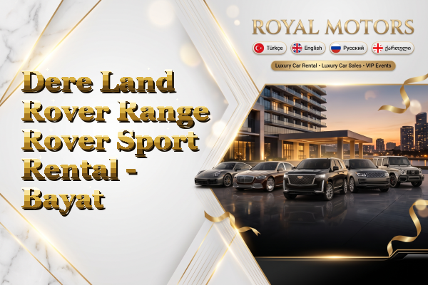 Dere Land Rover Range Rover Sport Rental - Bayat