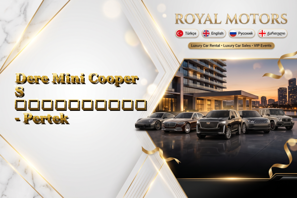 Dere Mini Cooper S გაქირავება - Pertek