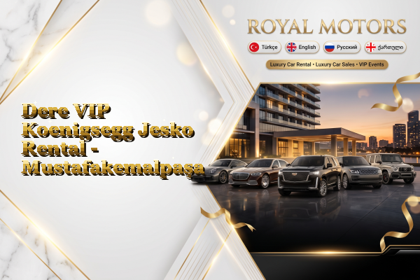 Dere VIP Koenigsegg Jesko Rental - Mustafakemalpaşa