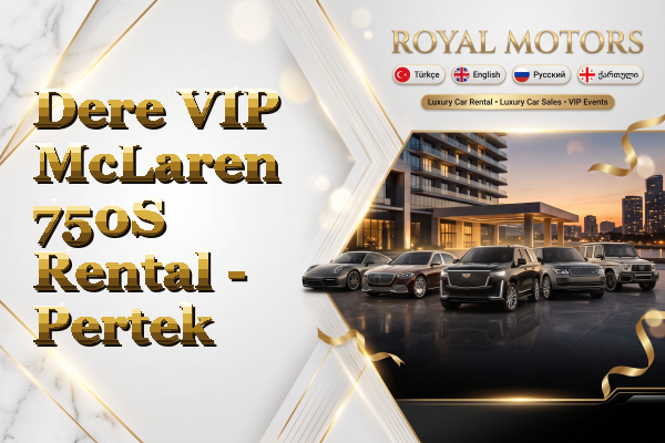 Dere VIP McLaren 750S Rental - Pertek