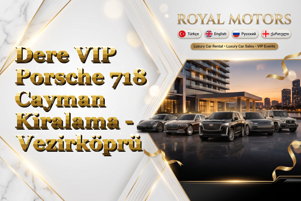 Dere VIP Porsche 718 Cayman Kiralama - Vezirköprü