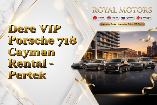 Dere VIP Porsche 718 Cayman Rental - Pertek