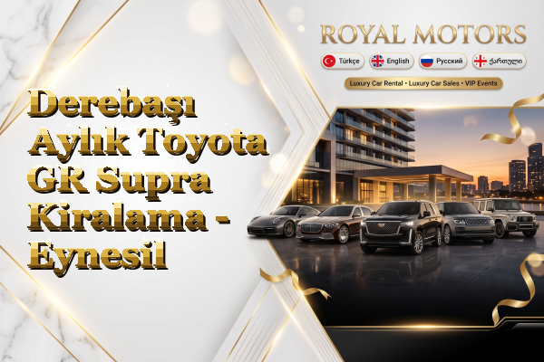 Derebaşı Aylık Toyota GR Supra Kiralama - Eynesil