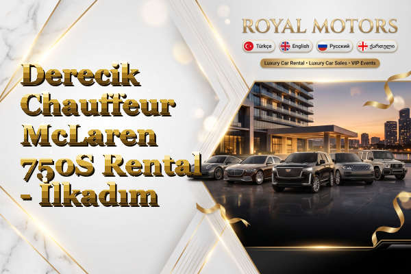 Derecik Chauffeur McLaren 750S Rental - İlkadım