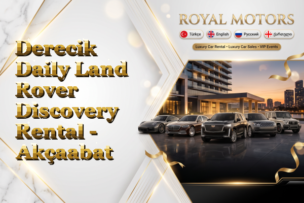 Derecik Daily Land Rover Discovery Rental - Akçaabat