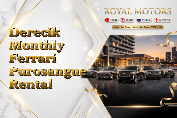 Derecik Monthly Ferrari Purosangue Rental