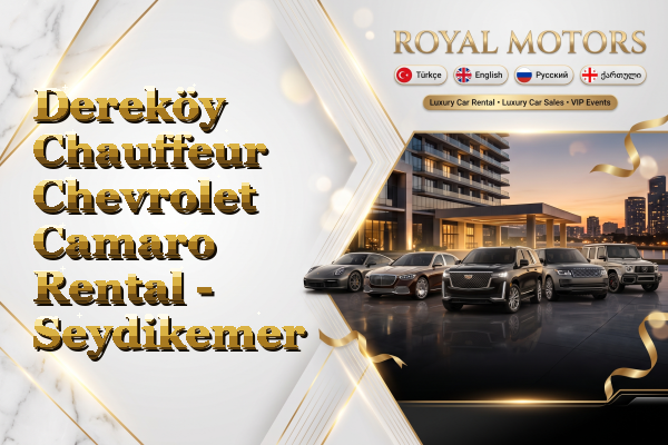 Dereköy Chauffeur Chevrolet Camaro Rental - Seydikemer