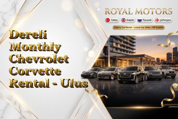 Dereli Monthly Chevrolet Corvette Rental - Ulus