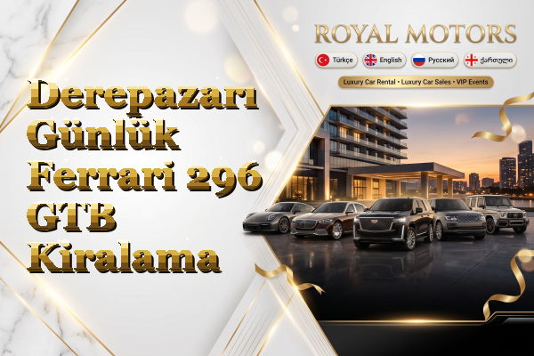 Derepazarı Günlük Ferrari 296 GTB Kiralama